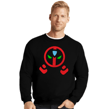 Load image into Gallery viewer, Secret_Shirts Crewneck Sweater, Unisex / Small / Black Strongpool
