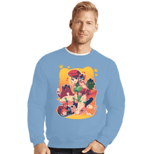 Load image into Gallery viewer, Shirts Crewneck Sweater, Unisex / Small / Powder Blue Kittens For Sale