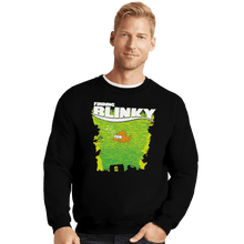 Load image into Gallery viewer, Shirts Crewneck Sweater, Unisex / Small / Black Finding Blinky
