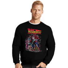 Load image into Gallery viewer, Secret_Shirts Crewneck Sweater, Unisex / Small / Black Back To The Spiderverse