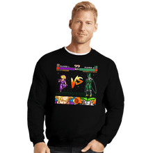 Load image into Gallery viewer, Shirts Crewneck Sweater, Unisex / Small / Black Gohan VS Cell