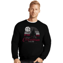 Load image into Gallery viewer, Daily_Deal_Shirts Crewneck Sweater, Unisex / Small / Black Visit Carpathian Castle