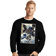 Load image into Gallery viewer, Daily_Deal_Shirts Crewneck Sweater, Unisex / Small / Black Deathscythe Hell