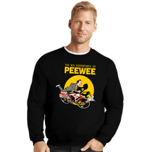 Load image into Gallery viewer, Daily_Deal_Shirts Crewneck Sweater, Unisex / Small / Black The Big Adventures of Pee Wee