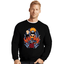 Load image into Gallery viewer, Daily_Deal_Shirts Crewneck Sweater, Unisex / Small / Black Ninja Crest