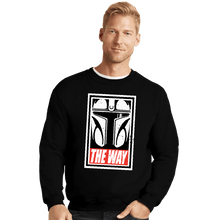 Load image into Gallery viewer, Shirts Crewneck Sweater, Unisex / Small / Black The Way