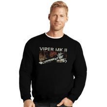 Load image into Gallery viewer, Shirts Crewneck Sweater, Unisex / Small / Black Retro Viper MK II