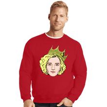 Load image into Gallery viewer, Secret_Shirts Crewneck Sweater, Unisex / Small / Red F Ing Boss