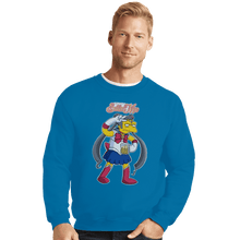 Load image into Gallery viewer, Shirts Crewneck Sweater, Unisex / Small / Sapphire Sailor Moe