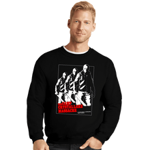 Load image into Gallery viewer, Daily_Deal_Shirts Crewneck Sweater, Unisex / Small / Black The Crystal Lake Massacre