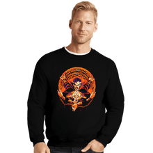 Load image into Gallery viewer, Daily_Deal_Shirts Crewneck Sweater, Unisex / Small / Black Tri Beam Strange