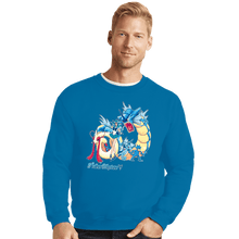 Load image into Gallery viewer, Shirts Crewneck Sweater, Unisex / Small / Sapphire Trainer Neptune