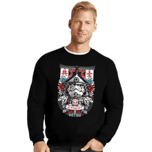 Load image into Gallery viewer, Shirts Crewneck Sweater, Unisex / Small / Black Samurai Trooper