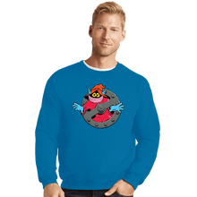 Load image into Gallery viewer, Shirts Crewneck Sweater, Unisex / Small / Sapphire Orkobuster