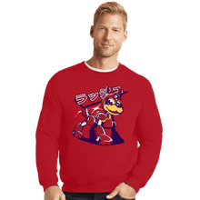Load image into Gallery viewer, Secret_Shirts Crewneck Sweater, Unisex / Small / Red Robot's Best Friend