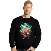 Load image into Gallery viewer, Daily_Deal_Shirts Crewneck Sweater, Unisex / Small / Black Combined Power