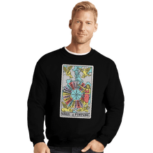 Load image into Gallery viewer, Shirts Crewneck Sweater, Unisex / Small / Black Wheel of Fortune