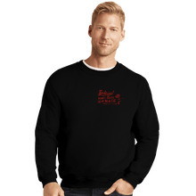 Load image into Gallery viewer, Sold_Out_Shirts Crewneck Sweater, Unisex / Small / Black Cowboy Garage