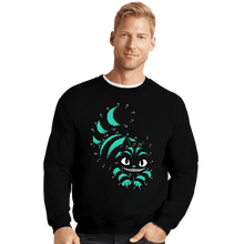 Load image into Gallery viewer, Shirts Crewneck Sweater, Unisex / Small / Black Cheshire Point To Point
