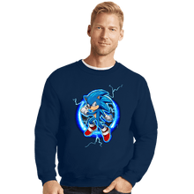 Load image into Gallery viewer, Secret_Shirts Crewneck Sweater, Unisex / Small / Navy License 2 Quill!