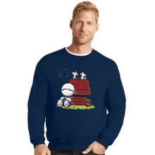 Load image into Gallery viewer, Shirts Crewneck Sweater, Unisex / Small / Navy Life, Don't Talk To Me About Life