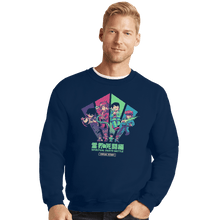 Load image into Gallery viewer, Shirts Crewneck Sweater, Unisex / Small / Navy Spiritual Battle