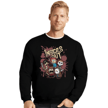 Load image into Gallery viewer, Shirts Crewneck Sweater, Unisex / Small / Black Insides Out