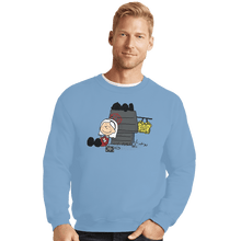Load image into Gallery viewer, Shirts Crewneck Sweater, Unisex / Small / Powder Blue Sabrina Brown