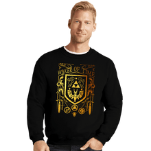 Load image into Gallery viewer, Daily_Deal_Shirts Crewneck Sweater, Unisex / Small / Black Waker Of Time