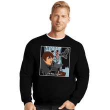 Load image into Gallery viewer, Shirts Crewneck Sweater, Unisex / Small / Black Is This A Crow