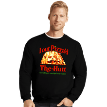 Load image into Gallery viewer, Secret_Shirts Crewneck Sweater, Unisex / Small / Black Out Pizza The Hut