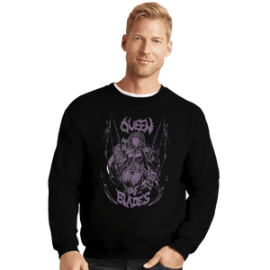 Shirts Crewneck Sweater, Unisex / Small / Black Queen Of Blades