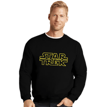 Load image into Gallery viewer, Shirts Crewneck Sweater, Unisex / Small / Black Star Trek Wars