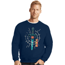 Load image into Gallery viewer, Shirts Crewneck Sweater, Unisex / Small / Navy Sight Beyond Sight
