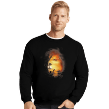 Load image into Gallery viewer, Shirts Crewneck Sweater, Unisex / Small / Black The Savannah King