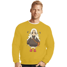 Load image into Gallery viewer, Shirts Crewneck Sweater, Unisex / Small / Gold Little Sam
