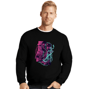 Shirts Crewneck Sweater, Unisex / Small / Black Ghost Detective