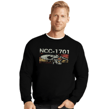Load image into Gallery viewer, Shirts Crewneck Sweater, Unisex / Small / Black Retro NCC-1701