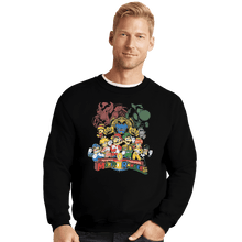 Load image into Gallery viewer, Shirts Crewneck Sweater, Unisex / Small / Black Mushroom Rangers