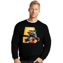 Load image into Gallery viewer, Secret_Shirts Crewneck Sweater, Unisex / Small / Black Aiy Yi Yi Yi Yi