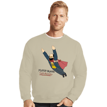 Load image into Gallery viewer, Secret_Shirts Crewneck Sweater, Unisex / Small / Sand Murray Is My Hero