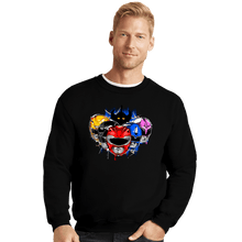 Load image into Gallery viewer, Shirts Crewneck Sweater, Unisex / Small / Black Morphin' Time