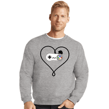 Load image into Gallery viewer, Shirts Crewneck Sweater, Unisex / Small / Sports Grey Retro Forever