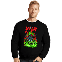 Load image into Gallery viewer, Daily_Deal_Shirts Crewneck Sweater, Unisex / Small / Black Hellslayer