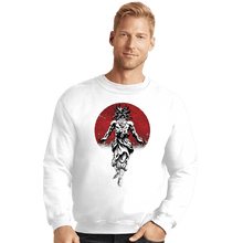 Load image into Gallery viewer, Shirts Crewneck Sweater, Unisex / Small / White Legendary Broly