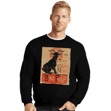 Load image into Gallery viewer, Shirts Crewneck Sweater, Unisex / Small / Black Black Goat Tour