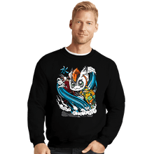 Load image into Gallery viewer, Daily_Deal_Shirts Crewneck Sweater, Unisex / Small / Black Hashira Water
