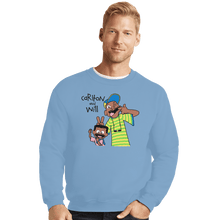 Load image into Gallery viewer, Shirts Crewneck Sweater, Unisex / Small / Powder Blue Carlton And Will