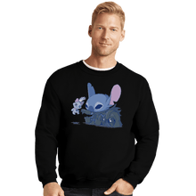 Load image into Gallery viewer, Shirts Crewneck Sweater, Unisex / Small / Black Darth Stitch
