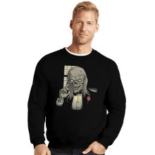 Load image into Gallery viewer, Shirts Crewneck Sweater, Unisex / Small / Black The Cryptfather